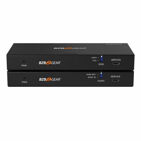 BZBGEAR 4K UHD HDMI HDBaseT Extender with IR/ARC/PoC/RS-232 and Audio Embedding/De-embedding up to 230ft BG-EXH-70C4